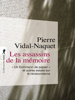 cover image of Les assassins de la mémoire (Nouvelle édition)